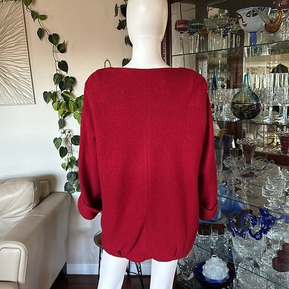 Dolce Vita Vintage Wool Blend Jacket Size XS/S Red with Black Lining - Picture 6 of 14